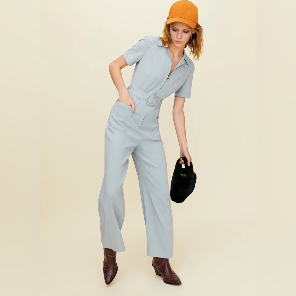 Aritzia Negroni Jumpsuit in Warm Spring Green size 8 NWT
